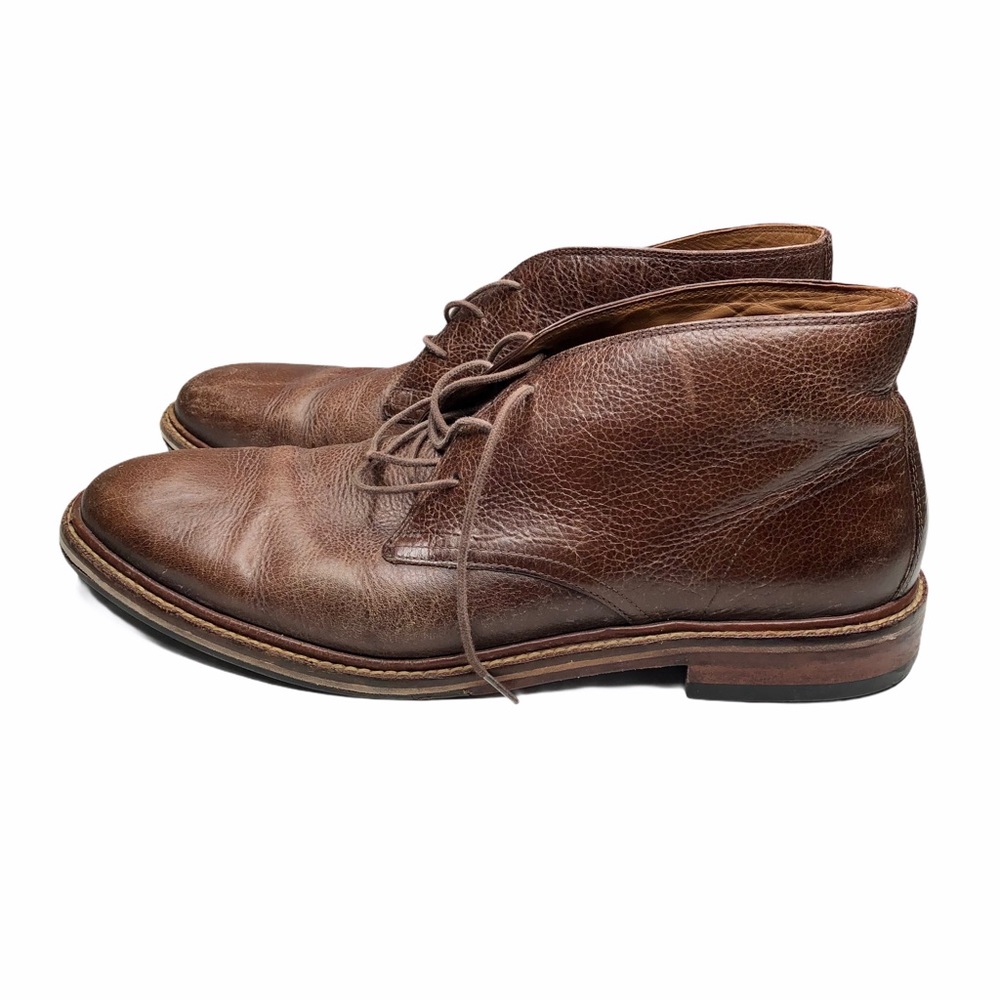 Cole Haan Barron Pebbled Leather Chukka Boots 9.5